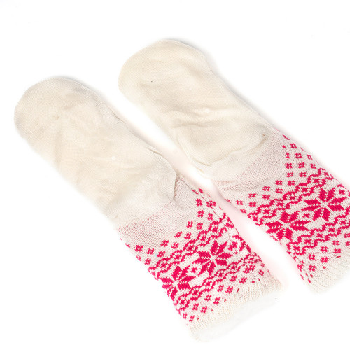 OEM Fuzzy Warm knitted Slipper Socks Wholesale Non Slip Winter Cozy Knit Fleece Lining Indoor Socks