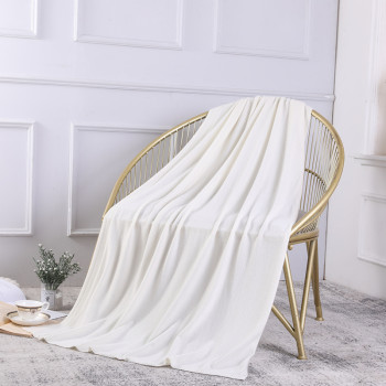 Wholesale Reversible Throw Blanket soft pure Cashmere blanket knitted blanket From Chinese factory