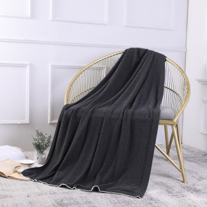 OEM Luxurious 100% Recycled Cashmere Travel Wrap Blanket From Chinese Manufacturer