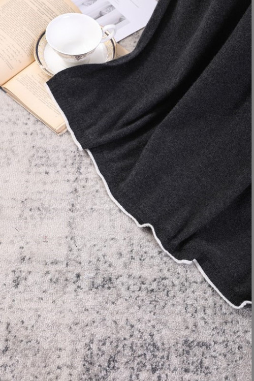 OEM роскошное 100% переработанное кашемировое одеяло для путешествий от китайского производителя