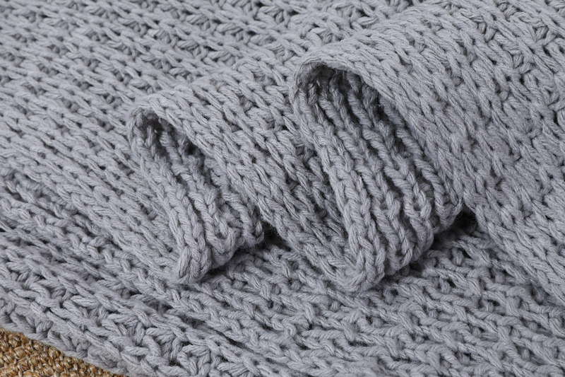 cashmere cable knit blanket