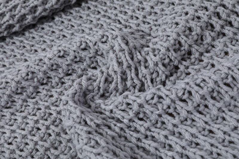 cashmere cable knit blanket