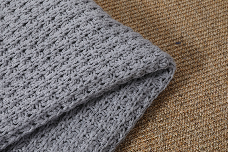 cashmere cable knit blanket