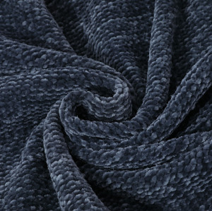 Пушистое вязаное одеяло королевского размера из синели OEM от китайского поставщика