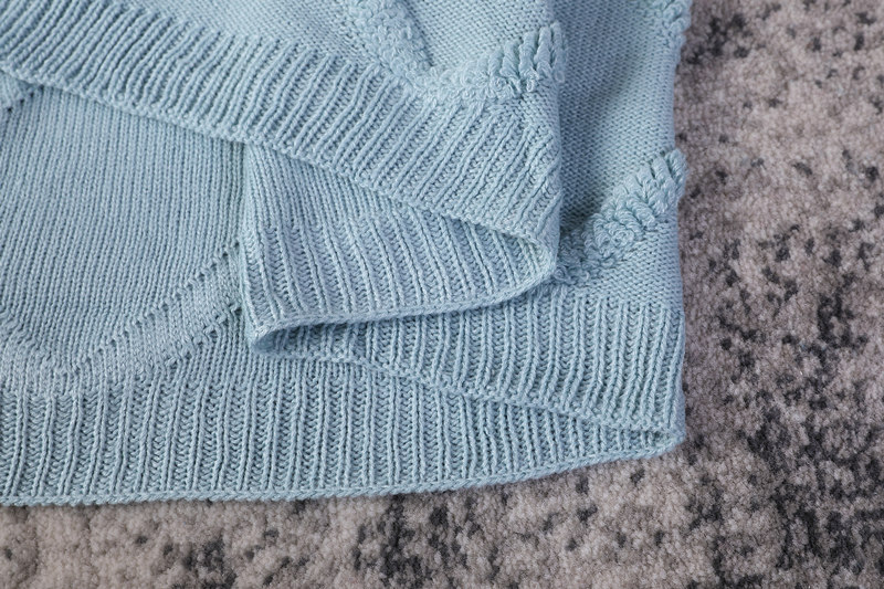 cashmere cable knit blanket