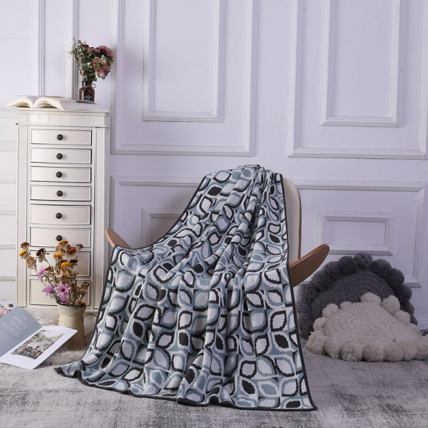 Couverture décorative en gros de jet 100% coton léger pour l'OEM de divan de chaise de lit