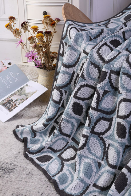 100% хлопок оптового одеяла декоративного декоративного легковеса для ОЭМ кресла кровати стула
