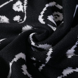 Großhandel süße Panda Jacquard Decke, doppelseitig, aus chinesischer Fabrik