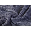 Venta al por mayor 100% algodón Cable Knit Throw Manta Super Soft Warm para silla sofá cama de China