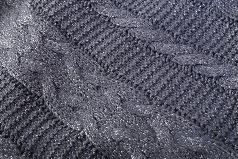 Cable Knit Throw Blanket 
