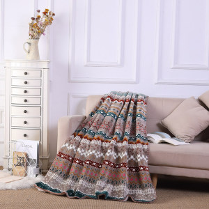 Wholesale Ultra-Plush Collection Throw Blanket Reversible Sherpa Fleece Cover blanket throw OEM