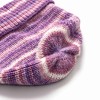 Lavender Style Recycled Space Dye Throw Blanket 50x60inch Chunky Warm Scarf Cuffed Beanie