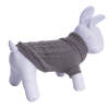 Pet knitted Sweaters with Golden Thread dog Cable Knit Pullover Pet dog Sweater for Cold Weather