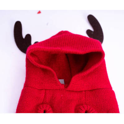 Fit warm Knitted Pet Clothes Dog Sweater Hoodie pet Sweatshirts Pullover Cat Jackets wholesale