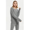 Wholesale high quality ladies cashmere round neck pullover knitwear nightwear from Chinese factory
