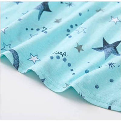 Women Short Sleeve Pajama Set print pattern Sleep Shirt Two Piece Sleepwear Set