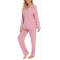 Pajamas Set Long Sleeve Sleepwear for Womens  Nightwear Soft Pj Lounge Sets