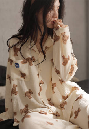 knitted women pajama set