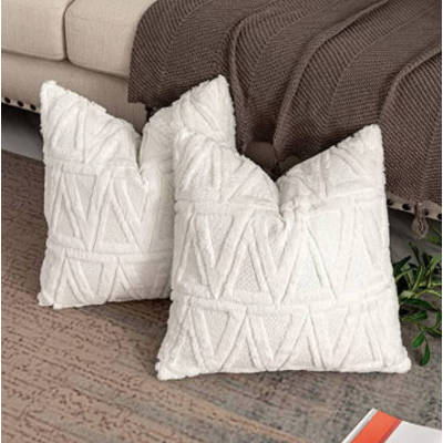 Throw Pillow Covers Decorative Soft Velvet Farmhouse Boho Pillow Covers Cushion Knitting Patterns