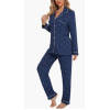 Womens Pajamas Set Long Sleeve, Soft Pjs for Women, Pajama Set for Women Button Down