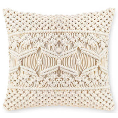 Wholesale Knitted Cushion Pillow Cover with Macrame Boho Decorative Pillow Cushion Cover From China