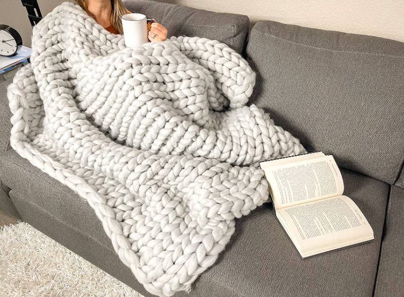 knit chunky blanket wholesale