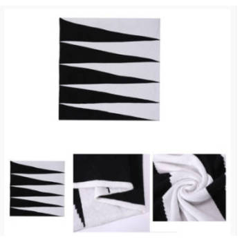 Wholesale black and white Pure Cashmere intarsia knitted pillow cushion in small MOQ from China