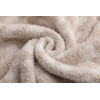 Super luxury microfiber feather yarn knit throw blanket for adult winter bedding microfiber blanket