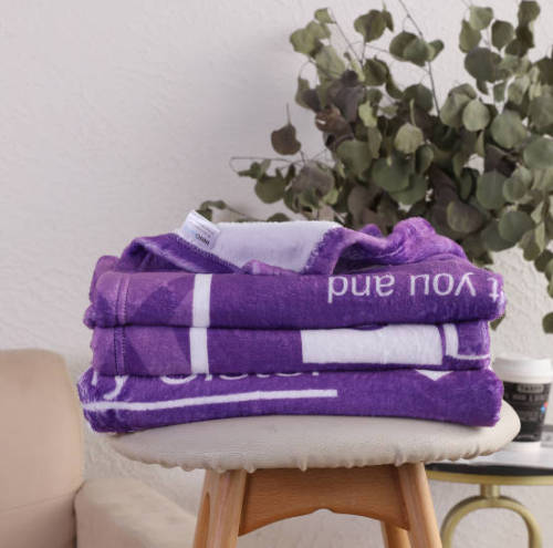 Personalized Digital Printed Fleece Throw Blanket Digital Printing Flannel And Sherpa Throw Blanket