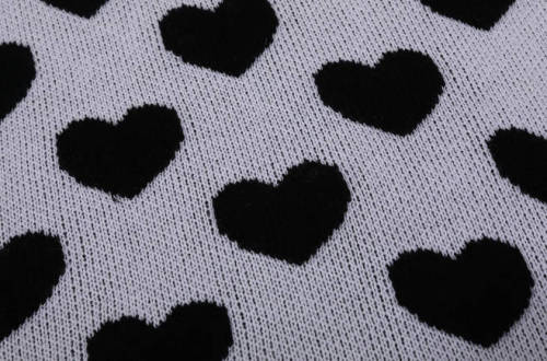 Fashion Kids Knit Blankets Wholesale Knit Blankets Knitted Blankets With Cute Heart From China