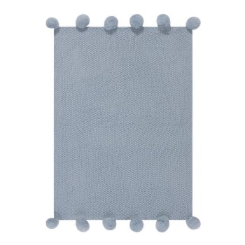 Pure Color Knitted Kids Blanket Custom Soft Kids Knitted blankets knit Blankets Wholesale