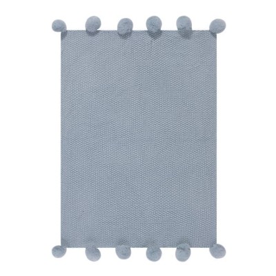 Pure Color Knitted Kids Blanket Custom Soft Kids Knitted blankets knit Blankets Wholesale