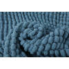 Wholesale Chenille Lightweight Warm Soft Comfortable Blue Solid Knitted Throw Blanket for Winter