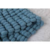 Wholesale Chenille Lightweight Warm Soft Comfortable Blue Solid Knitted Throw Blanket for Winter