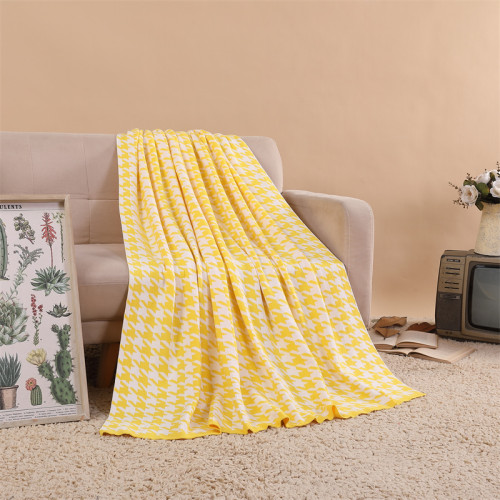 High quality fashion soft pure baby cotton knitted Blankets long-staple cotton blankets from China