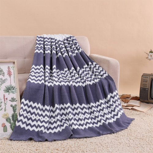 Wholesale fashion super soft and warm baby cotton knitted Blankets pima cotton blankets from China