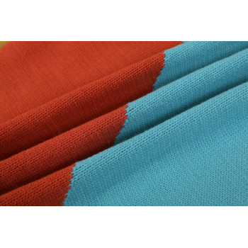 Hot Sale Intarsia Knitted Throw Blanket Wholesale Muti Color Jigsaw Puzzle Knit Blanket From China