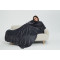 Soft Comfy Fleece Snuggy Full Body Wearable Blanket Robe with Sleeves for Women and Men