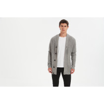 Supply Hot Sale Pure Mid-length Cashmere Pajamas Knitted Cashmere Sleeping Wear Collection For Men