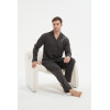 Supply Hight Quality Soft And Warm Knitted Long Sleeve Pajamas Set Knitted Sleeping Wear Set For Men