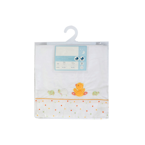 Baby Crib Bedding Set,Lovely Duck & Turtle 3 Piece Standard Size White Crib Set Wholesale