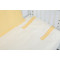 Baby Crib Bedding Set,Lovely Duck & Flower 3 Piece Standard Size Buff Crib Set OEM