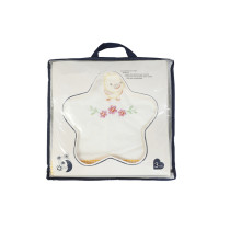 Baby Crib Bedding Set,Lovely Duck & Flower 3 Piece Standard Size Buff Crib Set OEM