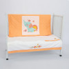 OEM Baby Crib Bedding Set for Boys, Elephant Nursery Decor, Crib Comforter Set, 3 Pieces
