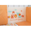 Wholesale Baby Crib Bumper Set 4 pieces With Lovely Animals Patterns From China