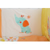 OEM Baby Bedding Product Baby Crib Bumper Set 4 Pieces With Lovely Animals Patterns From Factory