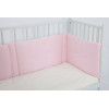 Wholesale Baby Crib Bumper For Boys & Girls In Soild Color Pink OEM