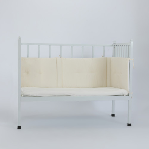 Wholesale Baby Crib Bumper For Boys & Girls In Soild Color Cream Color From Chinese Factory