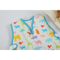 OEM Recyclable Kid Sleeping Bag with Animals Printed Blanket From Chinese Factory