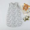 Wholesale Newborn Kids Baby Knitted Sleeping Bag With White & Gray Cloud Printing Pattern From China